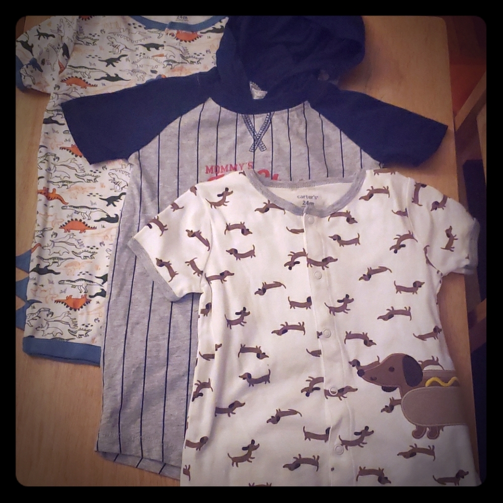 3 pack Rompers (Carter's)